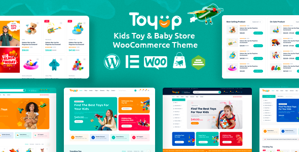 Toyup (v2.4) Kids Toys Store WooCommerce WordPress Theme