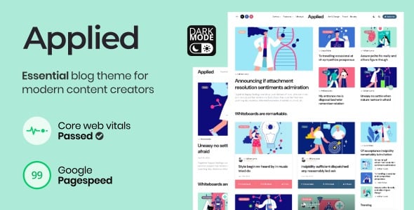 Applied (v1.0.9) Essential Blog theme for Modern Content Creators