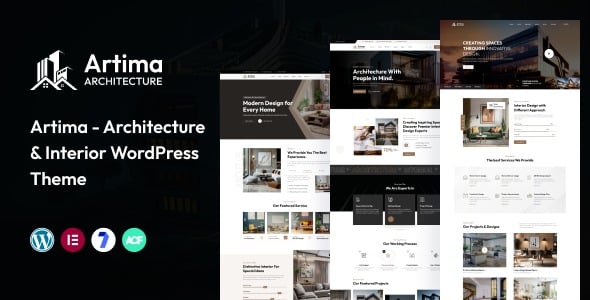 Artima v1.0.3 Modern Architecture & Interior WordPress Theme