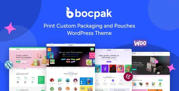 Bocpak (v1.1.2) Print Custom Packaging and Pouches WordPress Theme