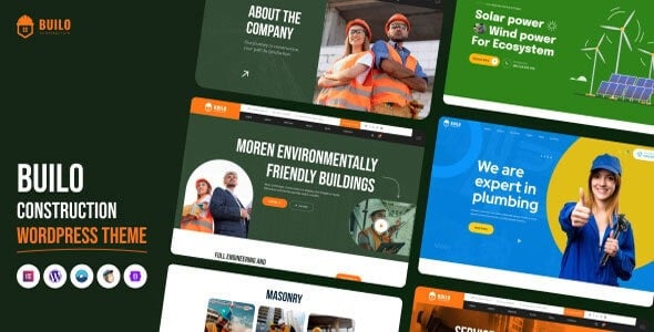 Builo v1.0.2 Construction WordPress Theme
