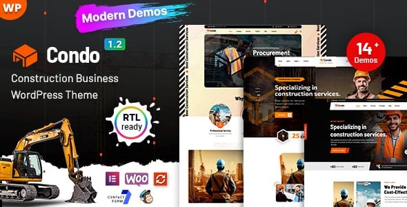 Condo v1.0.2 Construction & Building WordPress Theme