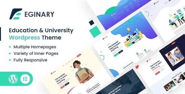 Eginary v1.0 Education & University WordPress Theme [Activated]