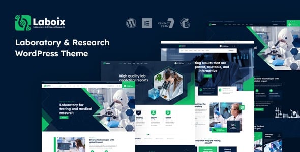 Laboix v1.0 Laboratory & Research WordPress Theme