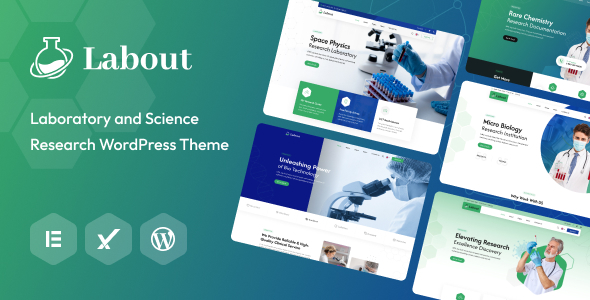 Labout v1.0 Laboratory & Research WordPress Theme