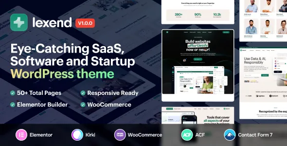 Lexend (v1.2) Software, SaaS & Startup WordPress Theme
