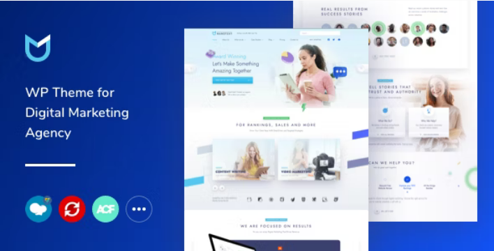 NanoText v1.1.5 Digital Marketing WordPress Theme
