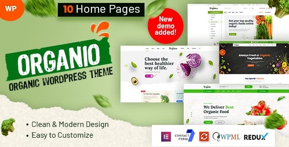 Organio v1.6.0 Organic Food Store WordPress
