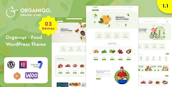 Organiqo (v2.1) An Organic Store WordPress Theme