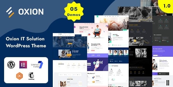 Oxion (v1.6) IT Solutions and Services WordPress Theme