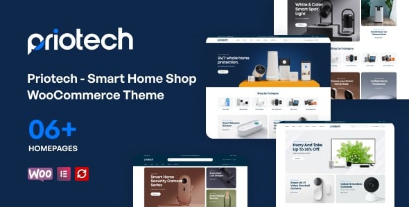 Priotech v1.0.18 – Smart Home Shop WooCommerce Theme