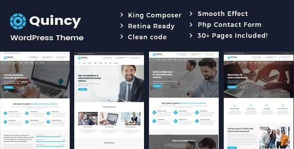 Quincy v3.0 Business Consulting WordPress Theme