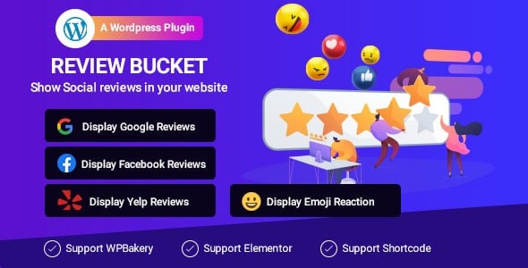 ReviewBucket v2.8.6 – Business review bundle WordPress Plugin [Activated]