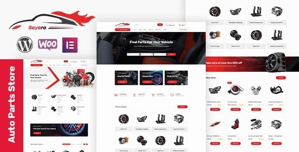 Sayara v1.2.3 Auto Parts Store WooCommerce WordPress Theme [Activated]
