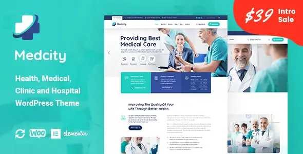 Medcity (v1.1.4) Health & Medical WordPress Theme