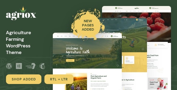 Agriox v1.3 Agriculture Farming WordPress Theme