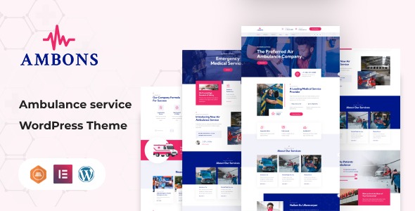 Ambons v1.5 Ambulance Service WordPress Theme