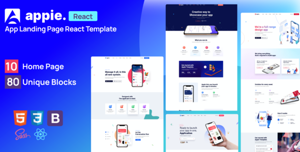 Appie v1.0 React App Landing Page