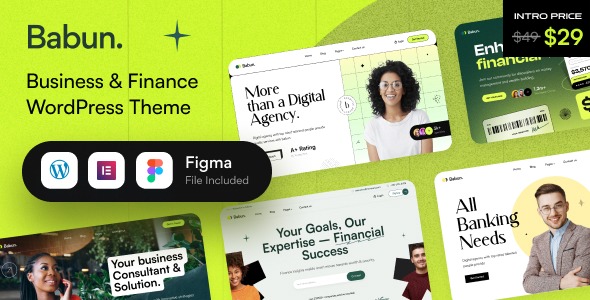 Babun v1.0.0 Business & Finance WordPress Theme