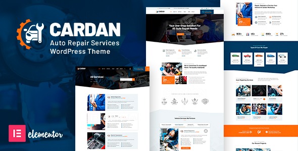 Cardan v1.0 Car and Auto Repair WordPress Theme