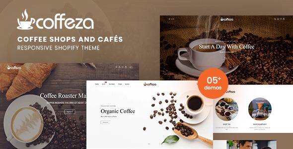 Coffeza (April 15, 2023) Coffee Shops and Cafés Shopify Theme