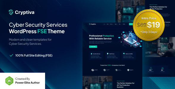 Cryptiva (v1.0.0) Cyber Security Services WordPress Theme