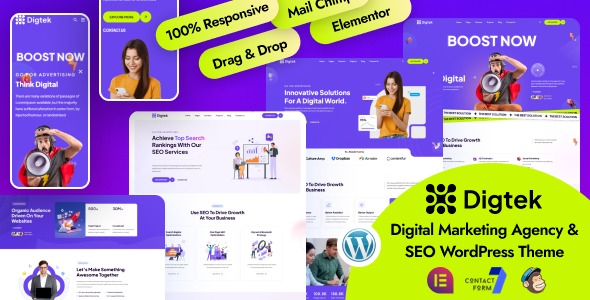 Digtek v1.0.1 Digital Marketing Agency WordPress Theme