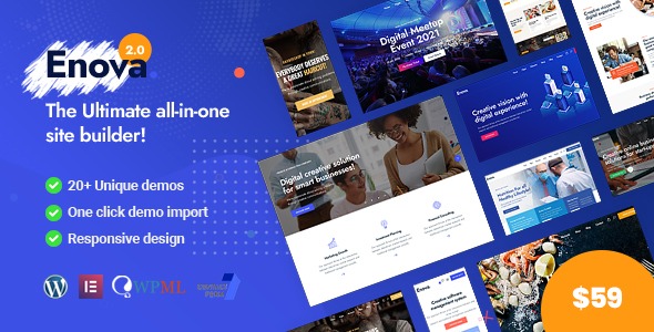 Enova v2.2.1 Multipurpose Business WordPress Theme