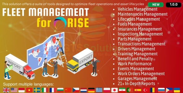 Fleet Management plugin for RISE CRM v1.0.0