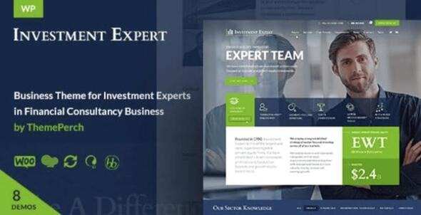 Investment 2.3.4 – Corporate Business & Finance Theme for Financial Consulting Company or Agency Websites