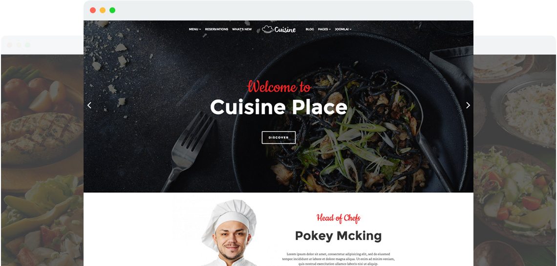 JoomShaper Cuisine (v2.0.1) Joomla Template