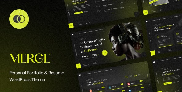 Merge (v1.0.1) Personal Portfolio & Resume WordPress Theme