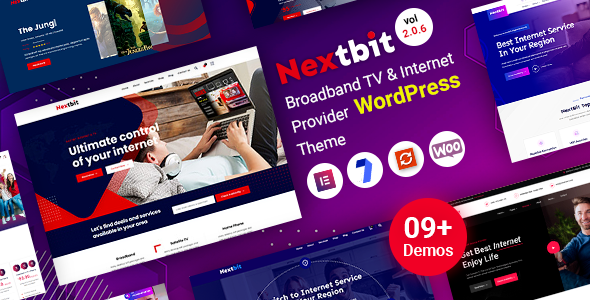 Nextbit v2.1.6 TV & Internet Provider WordPress Theme (Activated)