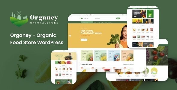 Organey (v3.1.1) Organic Food WooCommerce WordPress Theme