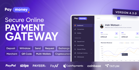 PayMoney v4.3.2 Secure Online Payment Gateway 安全在线支付网关