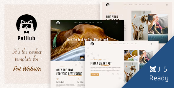 PetHub | Dog, Cat Care & Veterinary Joomla 4 Template