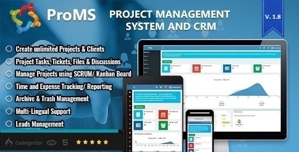 ProMS v1.3.1 Premium Project Management System