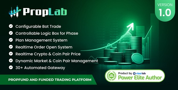 PropLab v1.0 – PropFund and Funded Trading Platform [Activated]