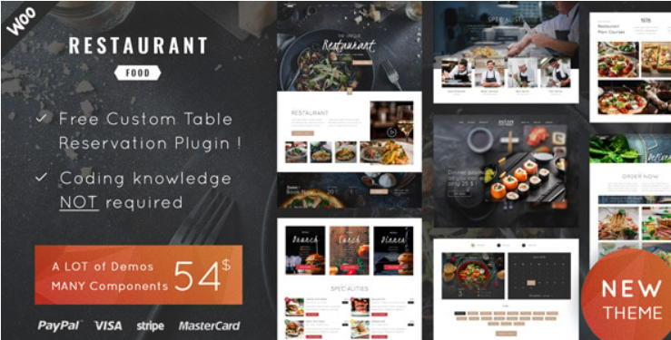 Restaurant Food v3.0 WordPress Theme