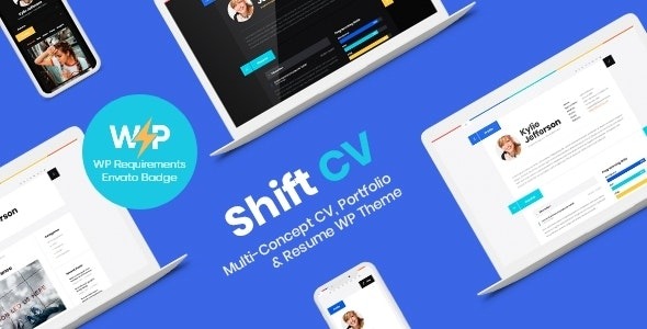 ShiftCV (v3.0.13) Blog \ Resume \ Portfolio \ WordPress [Activated]
