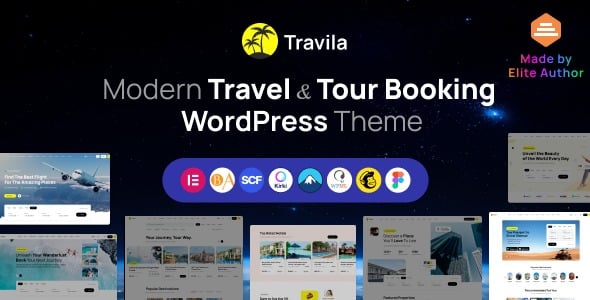 Travila (v1.3) Travel Booking WordPress Theme