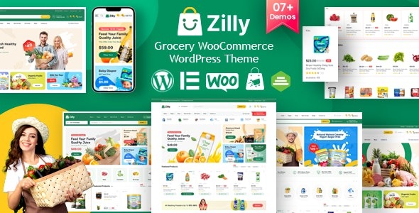 Zilly (v2.8) Grocery Store WooCommerce WordPress Theme (Activated)