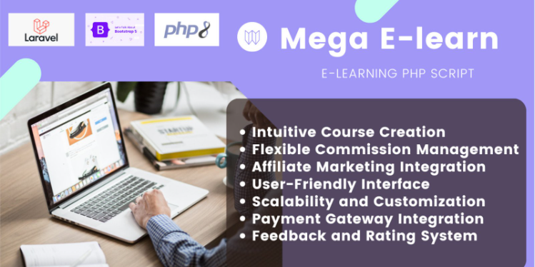 Mega E-Learn v1.0 – E-Learning PHP Script