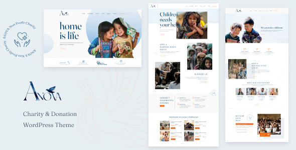 Anova (v1.0.1) Charity & Donation WordPress Theme