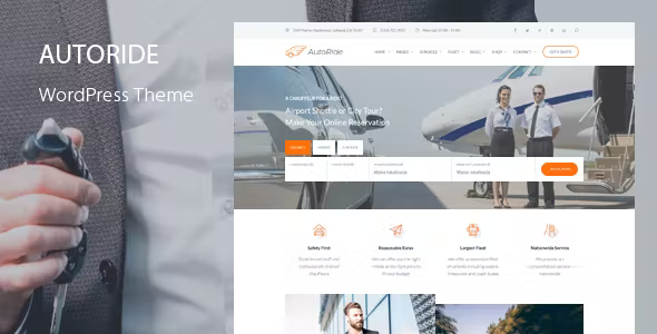 AutoRide (v2.9) Chauffeur Booking WordPress Theme