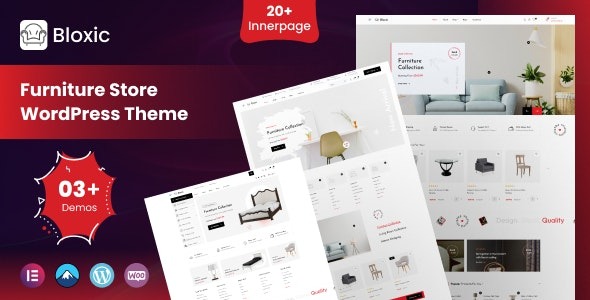 Bloxic v.1.0.1 Furniture Store WooCommerce Theme