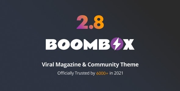 BoomBox (v2.9.5) Viral Magazine WordPress Theme [Activated]