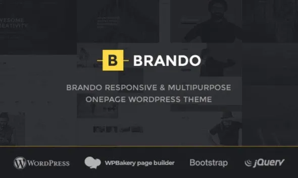 Brando (v3.0) Responsive and Multipurpose OnePage WordPress Theme [Activated]