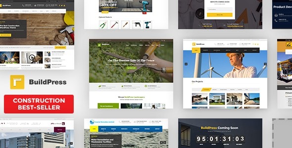 BuildPress v5.8.0 Construction Business Wp Theme