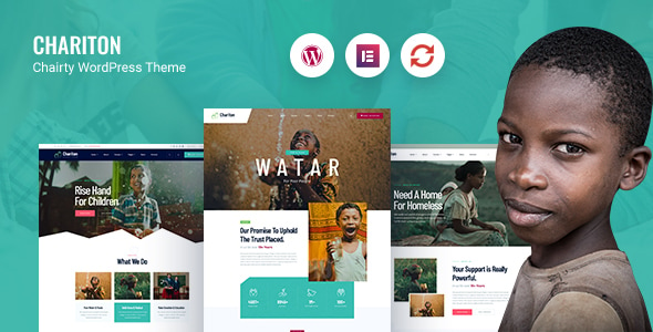 Chariton (v2.0.7) NonProfit Charity WordPress Theme